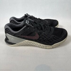 Nike Metcon 3 Cross Training Shoes Sneakers Black Women - Sz 9 922880-001